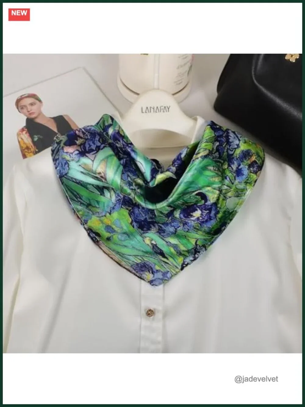 100% Mulberry Silk Neck Scarf 21